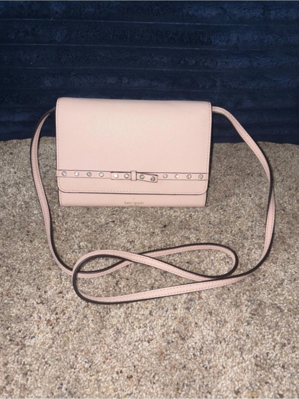 kate spade New York Blush Pink Leather Crossbody Bag